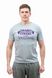 Men's T-shirt Life is a victory, gray, size S