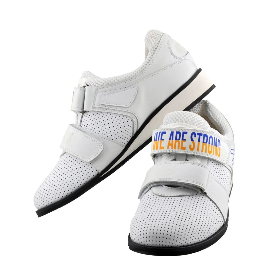 Weightlifting shoes Zhabotinsky We are strong, white, size 38 (UKR)