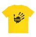 Men's T-shirt Winner's hand, yellow, S