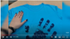Men's T-shirt Winner's hand, blue, S