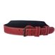 Athletic belt Zhabotinsky, leather, red, XL