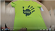 Men's T-shirt Winner's hand, light green, S