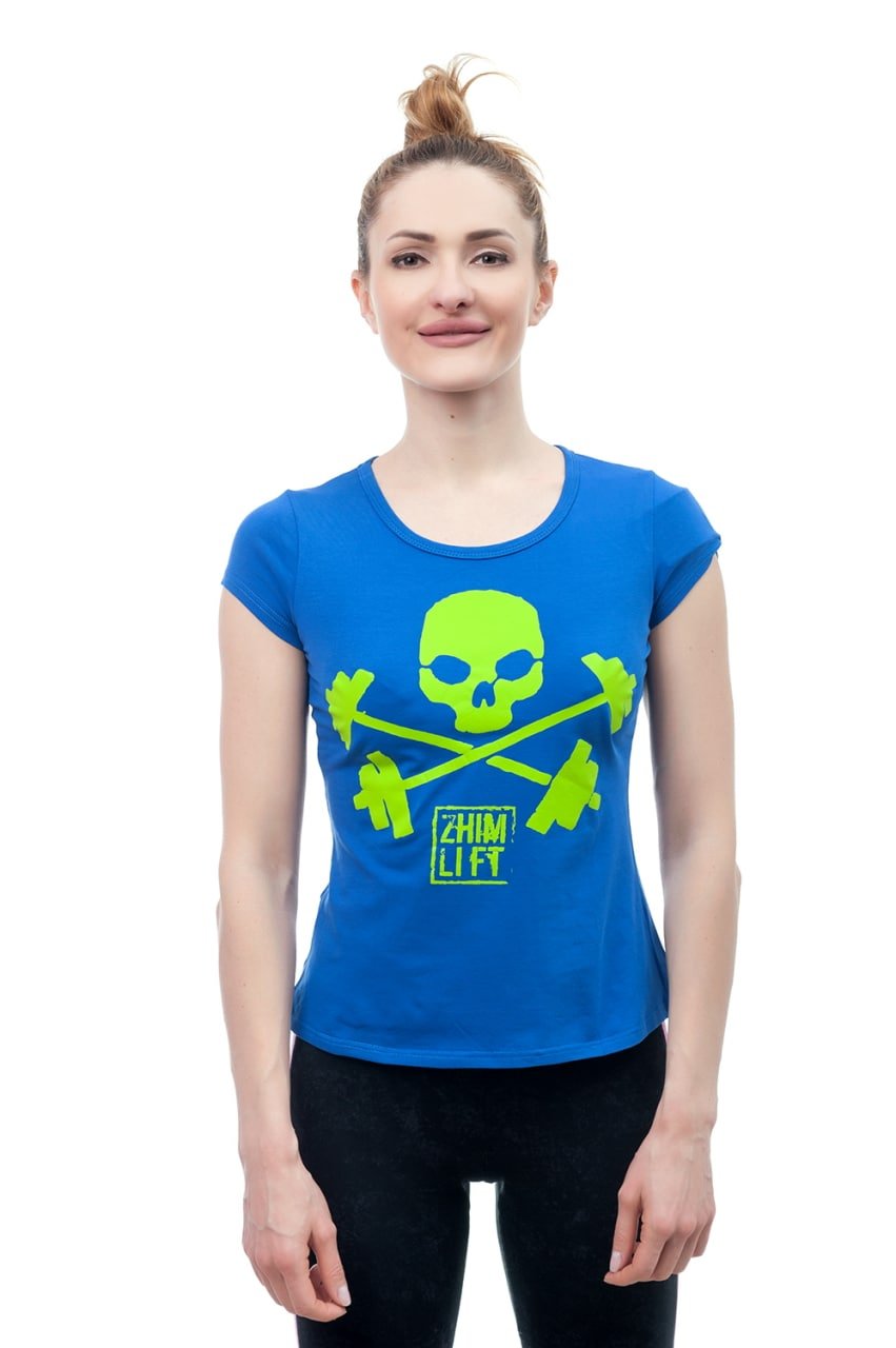 Women's T-shirt Zhim Lift, electric, size XS