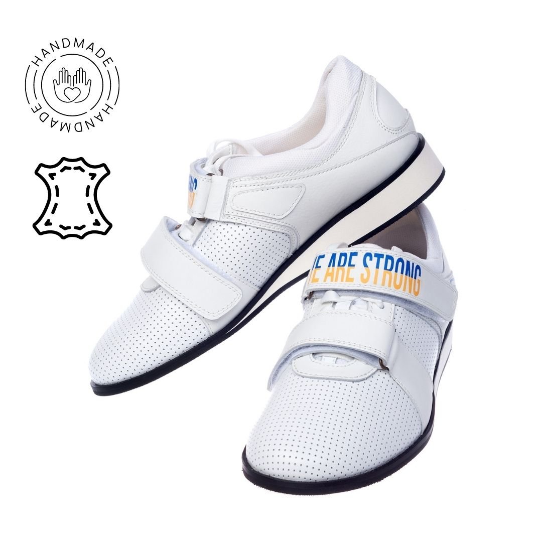 Weightlifting shoes 2022 We are strong, white, size 41 (UKR)