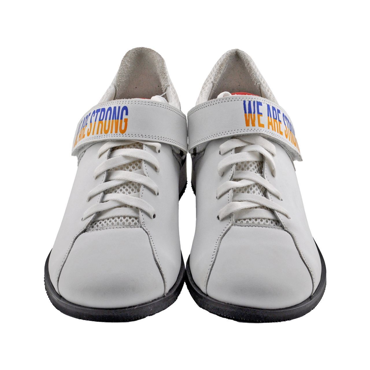 Custom Weightlifting shoes We are strong, white Pro H30,