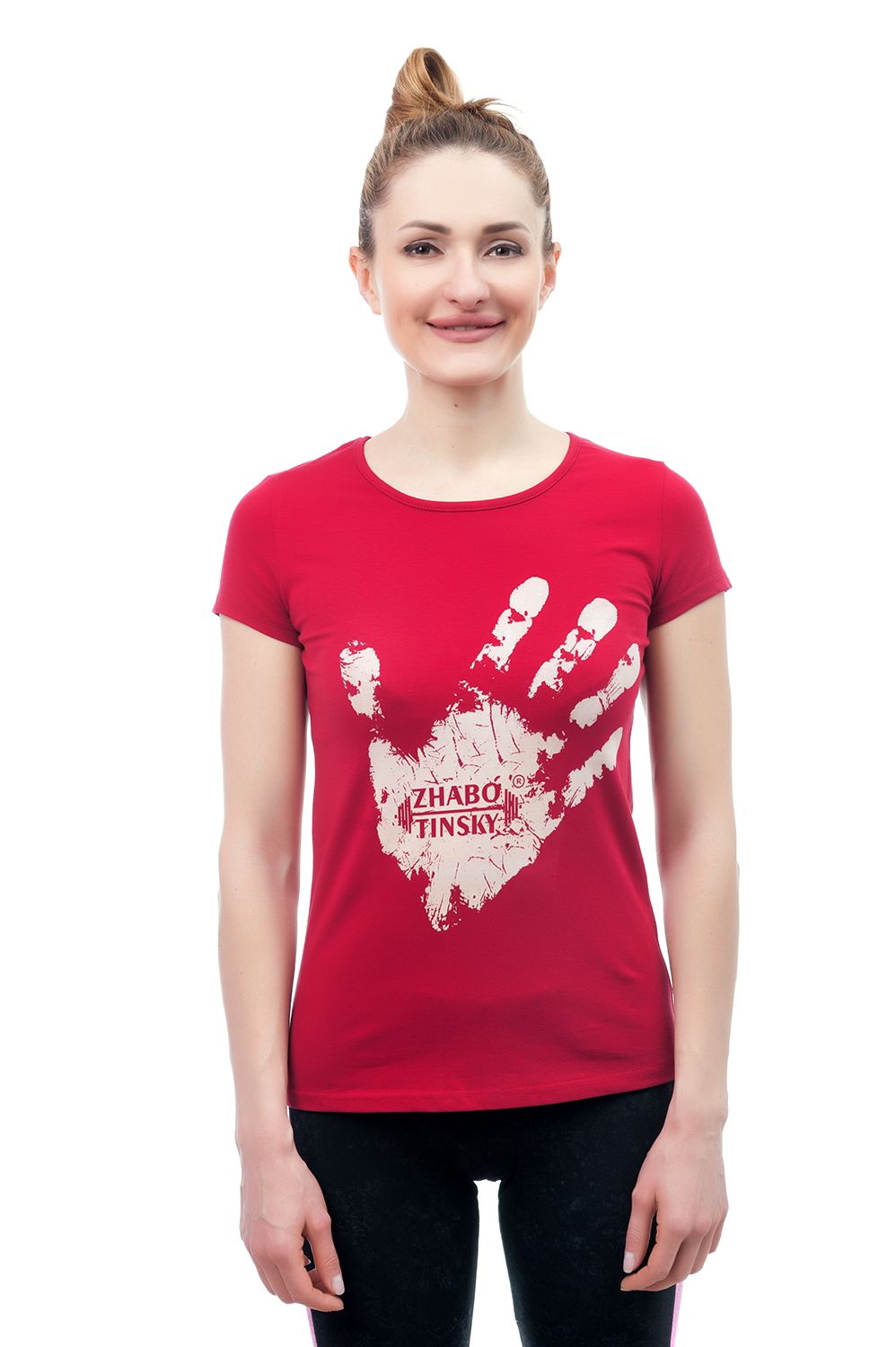 Women's T-shirt Winner's hand, Красный, XS