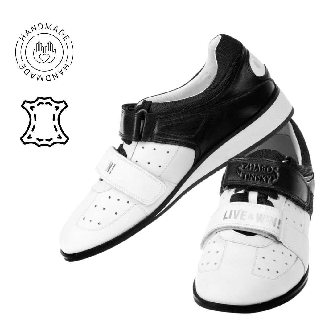 Weightlifting shoes 2022 Black&White, Белый, 25.5 cm (8.5USA/7UK/40EUR)