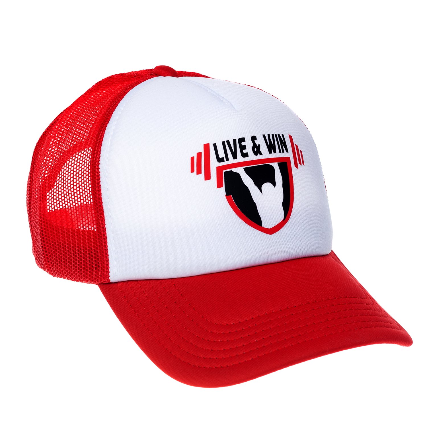 Baseball cap Live&Win, red