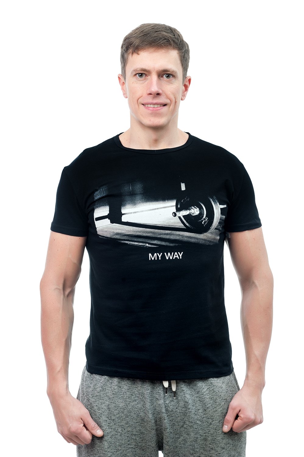 Men's T-shirt My Way, black, S