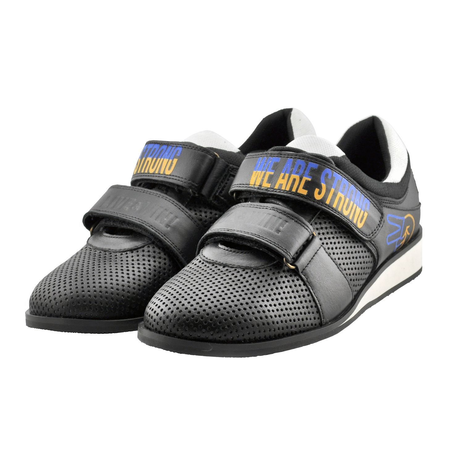 Custom Weightlifting shoes We are strong, black,