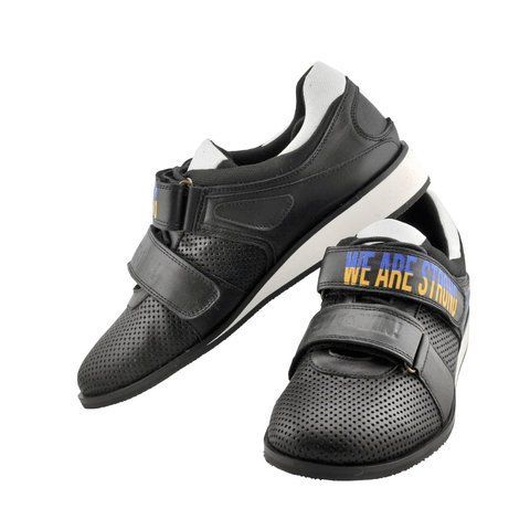 Custom Weightlifting shoes We are strong, black,